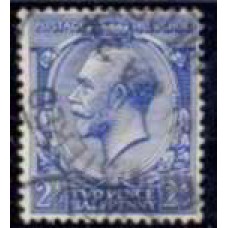 GRB0143U.17-SELO GEORGE V, 2 1/2P FILIGRANA E - GRÃ-BRETANHA - 1912/22 - U