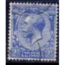 GRB0143U.19-SELO GEORGE V, 2 1/2P FILIGRANA E - GRÃ-BRETANHA - 1912/22 - U