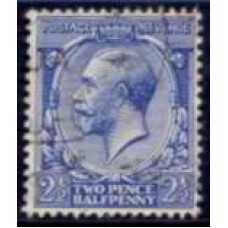 GRB0143U.22-SELO GEORGE V, 2 1/2P FILIGRANA E - GRÃ-BRETANHA - 1912/22 - U