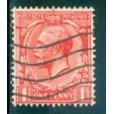 GRB0160U-SELO GEORGE V, 1P FILIGRANA 'H' - GRÃ-BRETANHA - 1924 - U