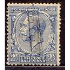 GRB0163U-SELO GEORGE V, 2 1/2P FILIGRANA 'H' - GRÃ-BRETANHA - 1924 - U