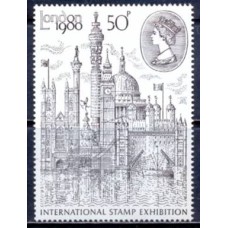 GRB0931M-SELO EXPOSIÇÃO FILATÉLICA LONDON 1980, TIPO I - GRÃ-BRETANHA - 1980 - MINT