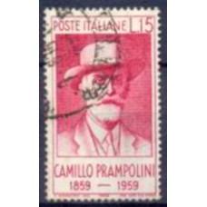ITA0786U-SELO CENTENÁRIO DE NASCIMENTO DO SOCIÓLOGO CAMILLO PRAMPOLINI - ITÁLIA - 1959 - U