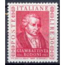 ITA0906M-SELO SESQUICENTENÁRIO DA MORTE DO IMPRESSOR GIAMBATTISTA - ITÁLIA - 1964 - MINT