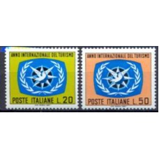 ITA0985N-SÉRIE ANO INTERNACIONAL DO TURISMO - ITÁLIA - 1967 - N