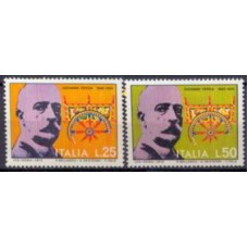 ITA1091M-SÉRIE 50º ANIVERSÁRIO DA MORTE DO ESCRITOR GIOVANNI VERGA - ITÁLIA - 1972 - MINT