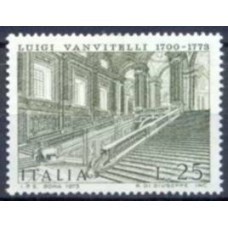 ITA1123M-SELO BICENTENÁRIO DA MORTE DO ARQUITETO LUIGI VANVITELLI - ITÁLIA - 1973 - MINT