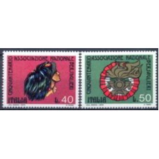 ITA1182M-SÉRIE CINQUENTENÁRIO DA ASSOCIAÇÃO NACIONAO DOS BERSAGLIERI - ITÁLIA - 1974 - MINT