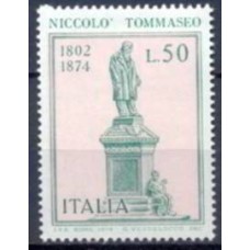 ITA1190M-SELO CENTENÁRIO DA MORTE DO ESCRITOR NICCOLO TOMMASEO - ITÁLIA - 1974 - MINT