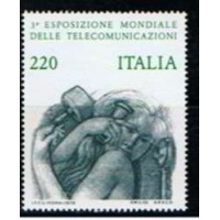 ITA1401M-SELO 3ª EXPOSIÇÃO MUNDIAL DAS TELECOMUNICAÇÕES, 220L - ITÁLIA - 1979 - MINT ITA1401M-SELO 3ª EXPOSIÇÃO MUNDIAL DAS TELECOMUNICAÇÕES, 220L - ITÁLIA - 1979 - MINT