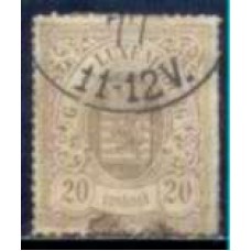 LUX0019U.2-SELO ARMAS, 20C - LUXEMBURGO - 1865/73 - U