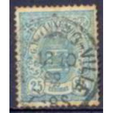 LUX0045U-SELO ARMAS, 25C - LUXEMBURGO - 1880 - U