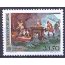 MDE0082M-SELO SÉRIE EUROPA - FATO HISTÓRICO - MADEIRA - 1982 - MINT
