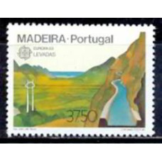 MDE0089M-SELO SÉRIE EUROPA - GRANDES OBRAS DO GÊNIO HUMANO - MADEIRA - 1983 - MINT
