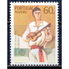 MDE0102M-SELO SÉRIE EUROPA - ANO EUROPEU DA MÚSICA - MADEIRA - 1985 - MINT