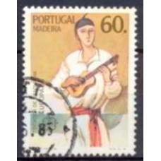 MDE0102U-SELO SÉRIE EUROPA - ANO EUROPEU DA MÚSICA - MADEIRA - 1985 - U