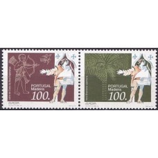 MDE0177MS-SE-TENANT SÉRIE EUROPA - A EUROPA E AS DESCOBERTAS (DO BLOCO) - MADEIRA - 1994 - MINT