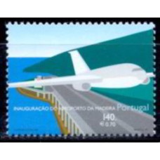MDE0218M-SELO INAUGURAÇÃO DO AEROPORTO DA MADEIRA - MADEIRA - 2000 - MINT