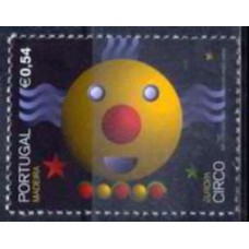 MDE0224M-SELO SÉRIE EUROPA - O CIRCO - MADEIRA - 2002 - MINT