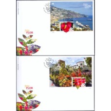 MDEF0361-SÉRIE 2 FDCS BLOCOS FESTA DA FLOR - MADEIRA - 2015
