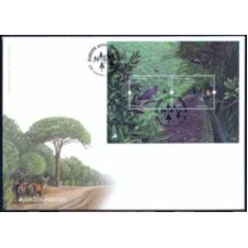 MDEFB049-FDC BLOCO SÉRIE EUROPA - FLORESTAS - MADEIRA - 2011