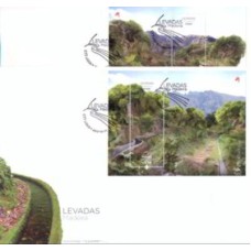 MDEFB053-SÉRIE 2 FDCS BLOCOS LEVADAS DA MADEIRA - MADEIRA - 2012
