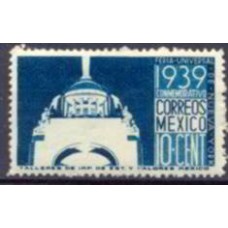 MEX0535N-SELO EXPOSIÇÃO INTERNACIONAL DE NOVA IORQUE - MÉXICO - 1939 - N