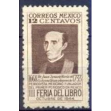 MEX0586N-SELO 3ª FEIRA DO LIVRO - MÉXICO - 1944 - N