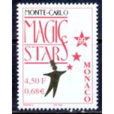 MNC2219M-SELO MONTE CARLO MAGIC STARS - MÔNACO - 1999 - MINT