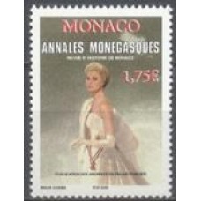 MNC2365M-SELO 20ª PUBLICAÇÃO DOS ANAIS MONEGASCOS - MÔNACO - 2002 - MINT