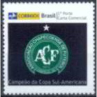 PB0022M-SELO PERSONALIZADO LOGO ANTIGA ECT, CHAPECOENSE - 2017 - MINT PB0022M-SELO PERSONALIZADO LOGO ANTIGA ECT, CHAPECOENSE - 2017 - MINT