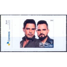 PB0052M-SELO PERSONALIZADO PRISMA AUTOADESIVO, ZEZÉ DI CAMARGO E LUCIANO - 17 - MINT
