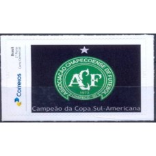 PB0058M-SELO PERSONALIZADO PRISMA AUTOADESIVO, CHAPECOENSE - 17 - MINT