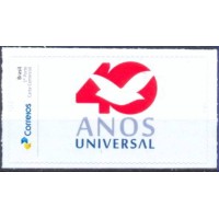 PB0066M-SELO PERSONALIZADO 40 ANOS DA IGREJA UNIVERSAL, AUTOADESIVO - 17 - MINT