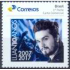 PB0069M-SELO PERSONALIZADO LUAN SANTANA, GOMADO - 17 - MINT