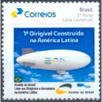 PB0070M-SELO PERSONALIZADO AIRSHIP/1º DIRIGÍVEL CONSTRUÍDO NA AMÉRICA LATINA, GOMADO - 17 - MINT