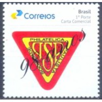 PB0072M-SELO PERSONALIZADO 98 ANOS DA SOCIEDADE PHILATELICA PAULISTA-SPP, GOMADO - 17 - MINT PB0072M-SELO PERSONALIZADO 98 ANOS DA SOCIEDADE PHILATELICA PAULISTA-SPP, GOMADO - 17 - MINT