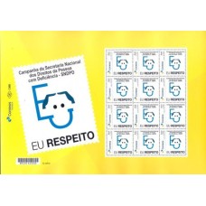 PB0189MF-FOLHA PERSONALIZADO EU RESPEITO, GOMADO - 2020 - MINT