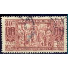 POL0366U-SELO 4º CENTENÁRIO DA MORTE DO ESCULTOR VIT-STWOSZ - POLÔNIA - 1933 - U