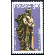 POL2467M-SELO 200º ANIVERSÁRIO DA MORTE DO GENERAL KAZIMIERZ PULASKI - POLÔNIA - 1979 - MINT