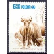 POL2580MA-SELO BISÃO EUROPEU, 6,50Z - POLÔNIA - 1981 - MINT
