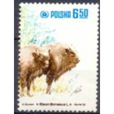 POL2584M-SELO BISÃO EUROPEU, 6,50Z - POLÔNIA - 1981 - MINT