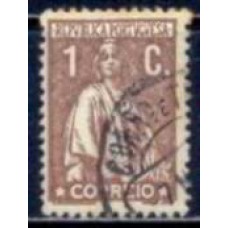 POR0228UB-SELO CERES, 1C DENTEAÇÃO 12 X 11,5 - PORTUGAL - 1917/24 - U
