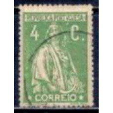 POR0234UA-SELO CERES, 4C DENTEAÇÃO 15X14 - PORTUGAL - 1917/24 - U