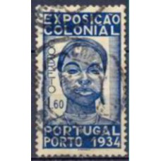 POR0574U-SELO EXPOSIÇÃO COLONIAL DO PORTO, 1,60E - PORTUGAL - 1934 - U