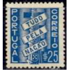 POR0581N-SELO TUDO PELA NAÇÃO, 25C - PORTUGAL - 1935/36 - N