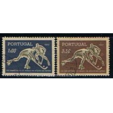 POR0762U-SÉRIE CAMPEONATO MUNDIAL DE HÓCKEI SOBRE PATINS - PORTUGAL - 1952 - U