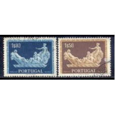 POR0805U-SÉRIE 150º ANIVERSÁRIO DA SECRETARIA DA FAZENDA - PORTUGAL - 1954 - U