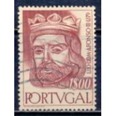 POR0821U-SELO DINASTIA ALFONSINA, 1E - PORTUGAL - 1955 - U