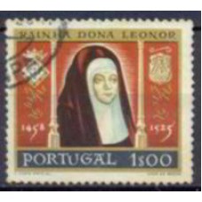 POR0853UA-SELO 5º CENTENÁRIO DE NASCIMENTO DA RAINHA DONA LEONOR, 1E - PORTUGAL - 1958 - U